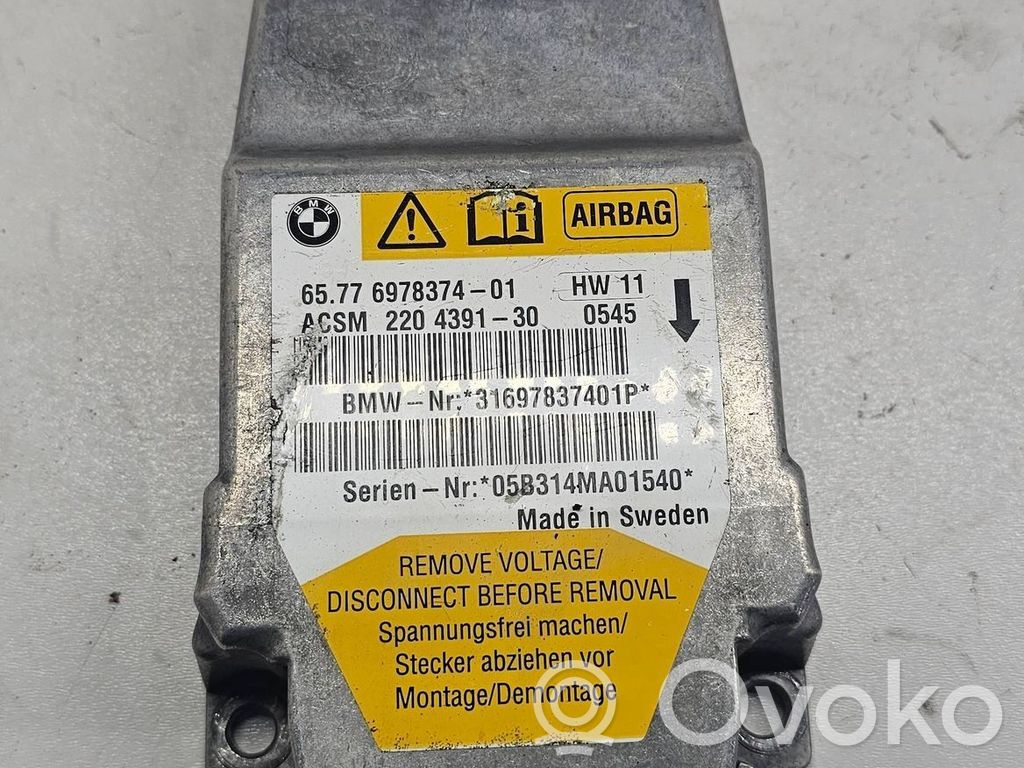 Airbag control unit/module   6978374,31697837401P,2204391,05B314MA01540
