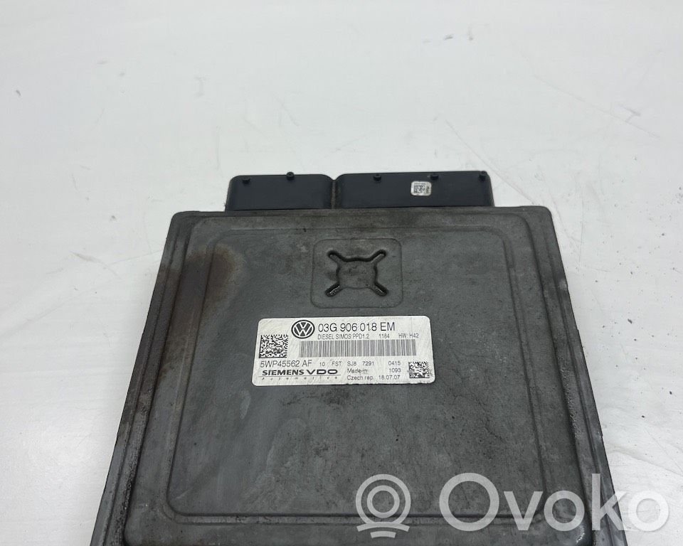 Engine control unit/module   03G906018EM,5WP45562AF