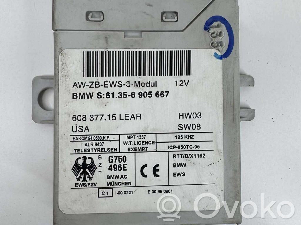 BMW 3 E46 Unitate/modul comandă imobilizator 