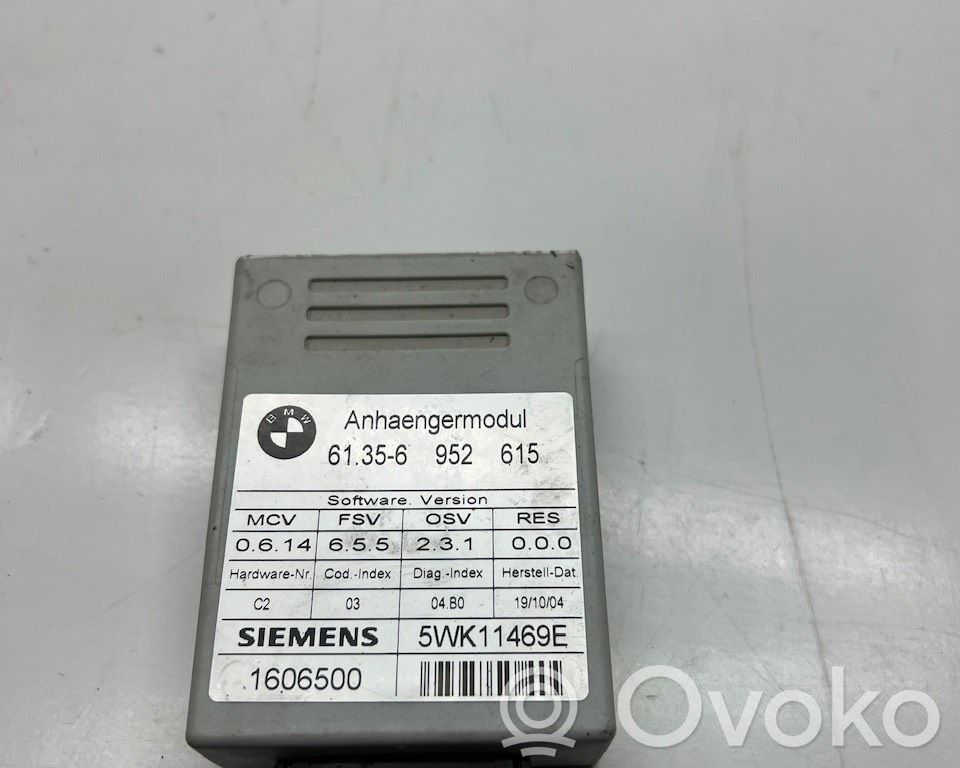 BMW 5 E60 E61 Tow bar trailer control unit/module 