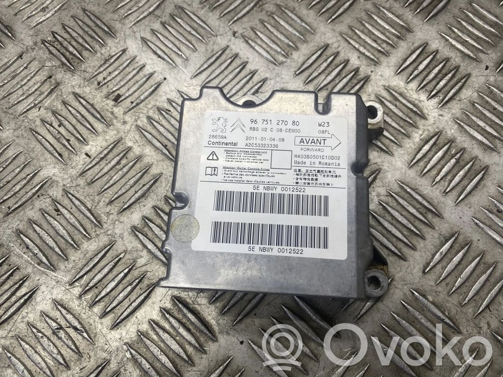 Peugeot 508 Airbag control unit/module 