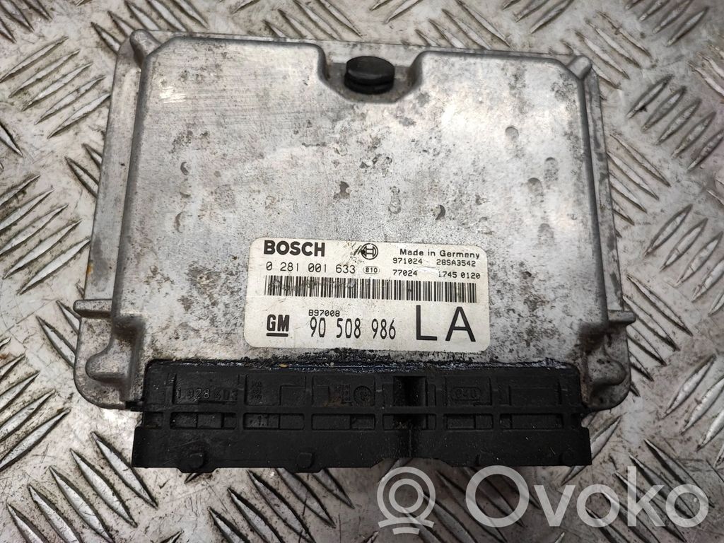 Engine control unit/module   0281001633,90508986