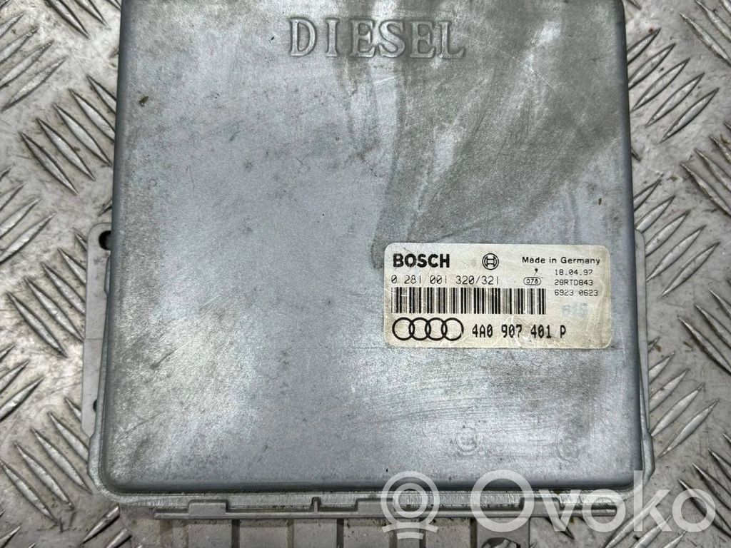 Engine control unit/module   4A0907401P,0281001320,28RTD843