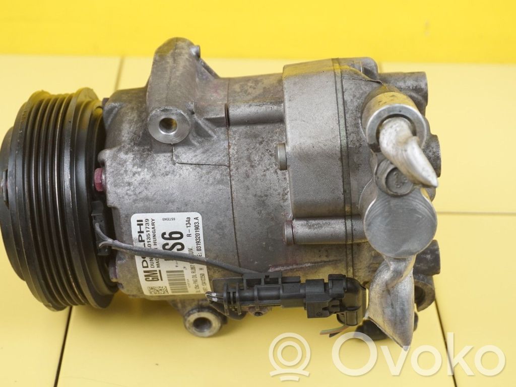 Opel Astra J Air conditioning (A/C) compressor (pump) 