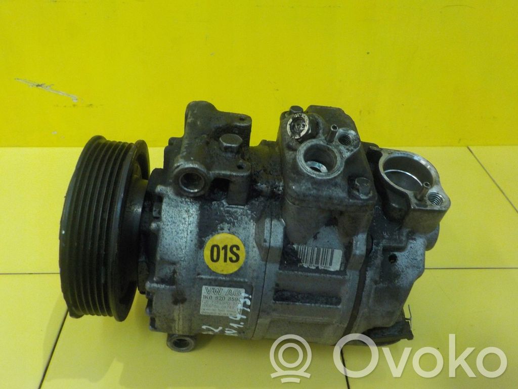 Volkswagen Touran I Air conditioning (A/C) compressor (pump) 