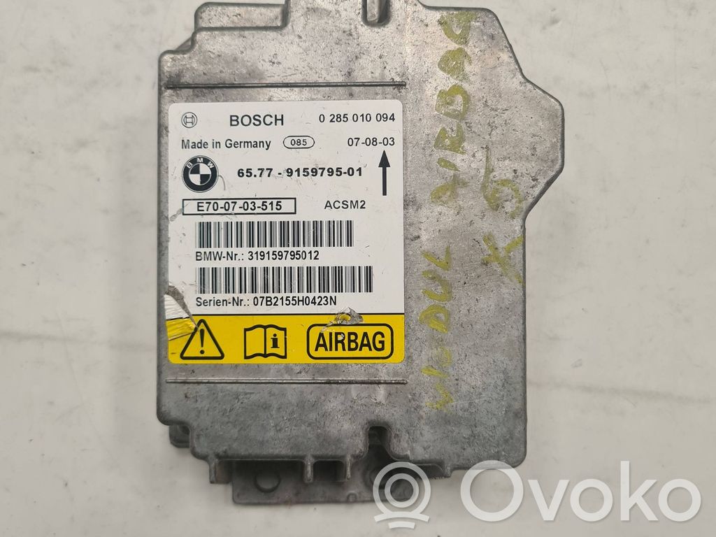 Airbag control unit/module   9159795,0285010094,319159795012