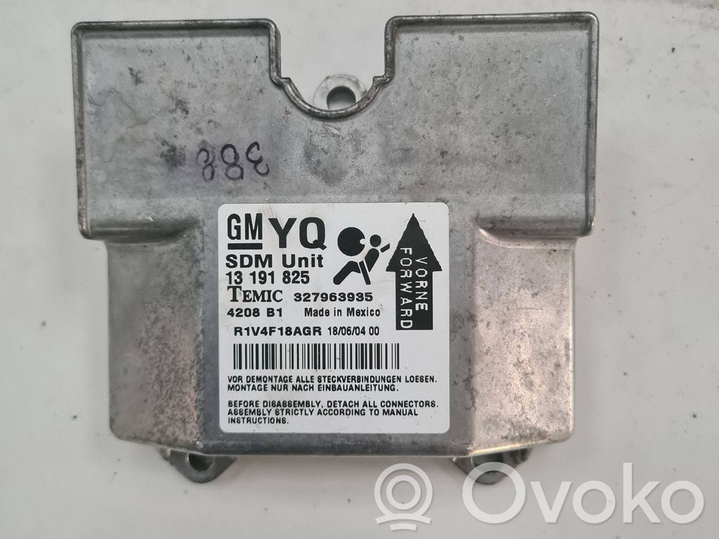 Opel Corsa D Unitate/modul de comandă airbaguri 