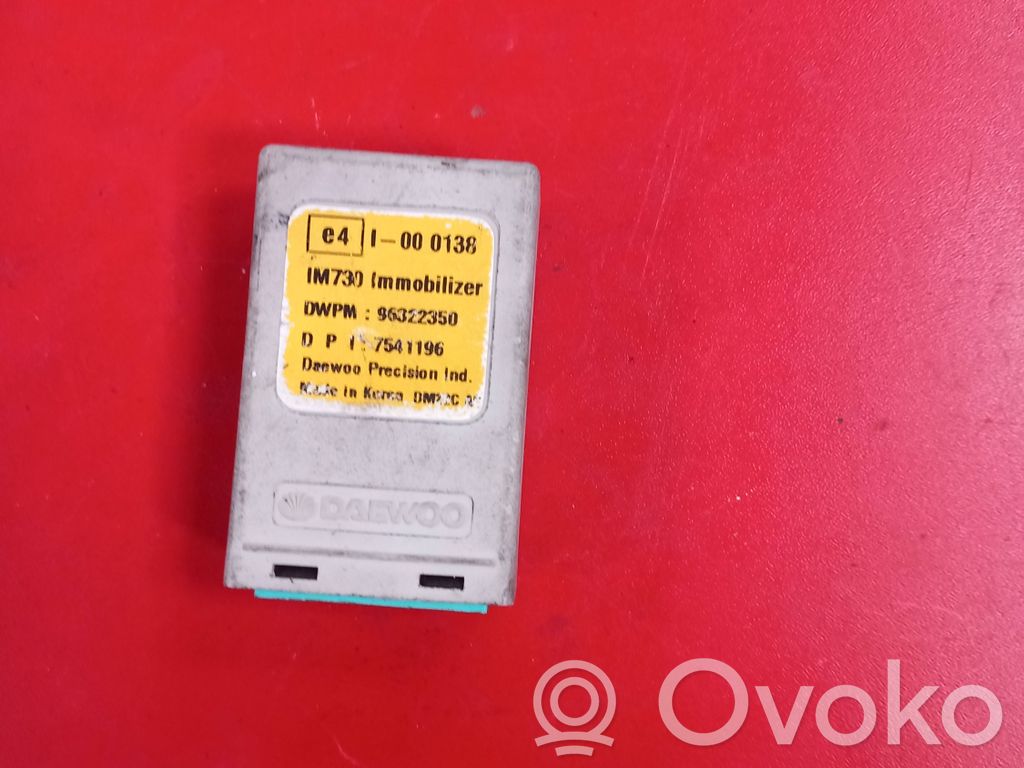 Immobilizer control unit/module   96322350,7541196