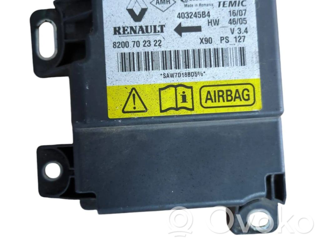Dacia Logan I Airbag control unit/module 