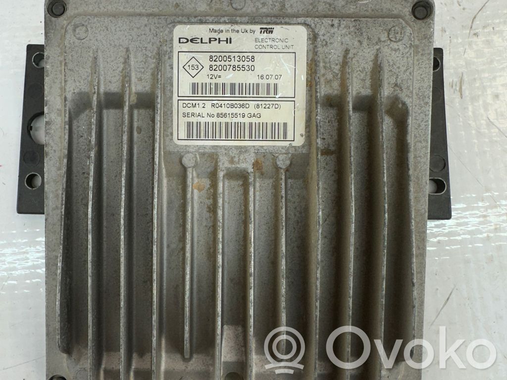 Engine control unit/module   8200513058,R0410B036D,8200785530
