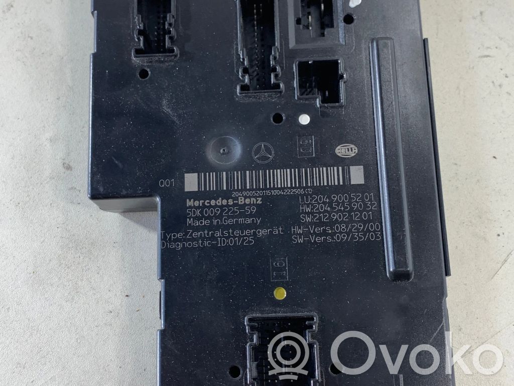 Mercedes-Benz C W204 Comfort/convenience module 