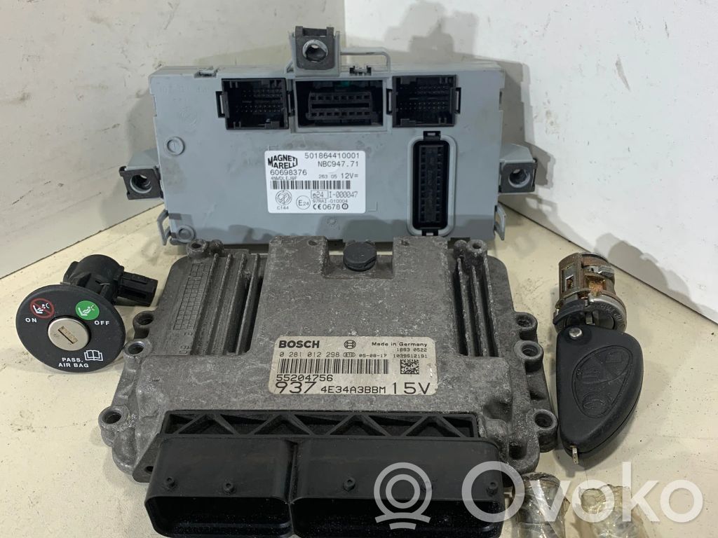 Alfa Romeo 147 Engine ECU kit and lock set 