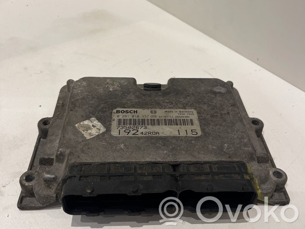 Fiat Stilo Engine control unit/module 