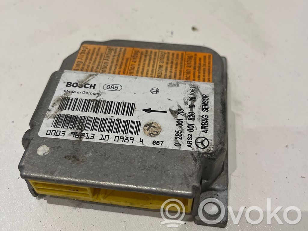 Sterownik / Moduł Airbag   0018201926,0285001213