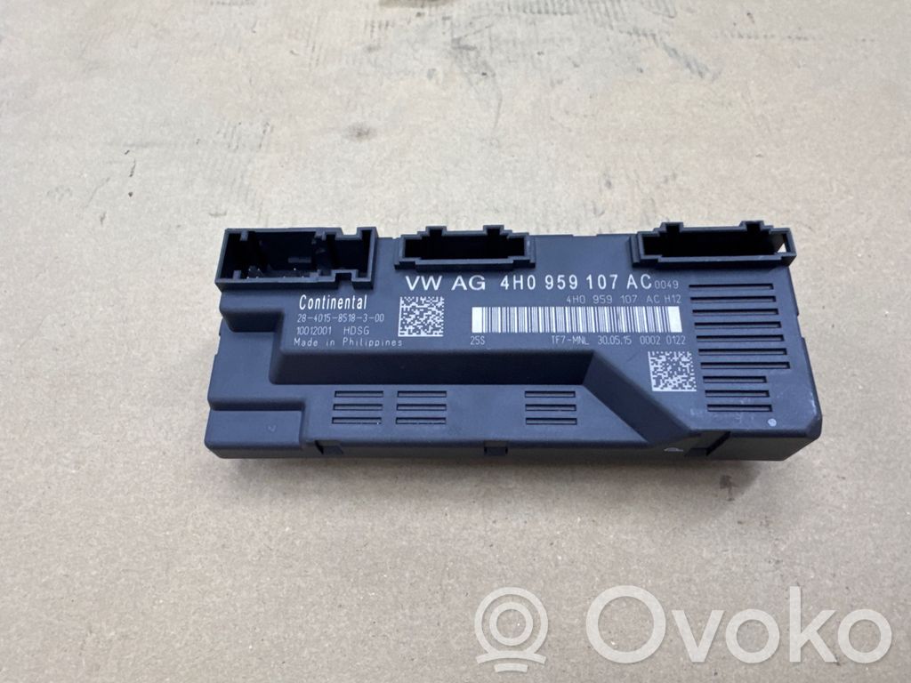 Tailgate/trunk control unit/module   4H0959107AC