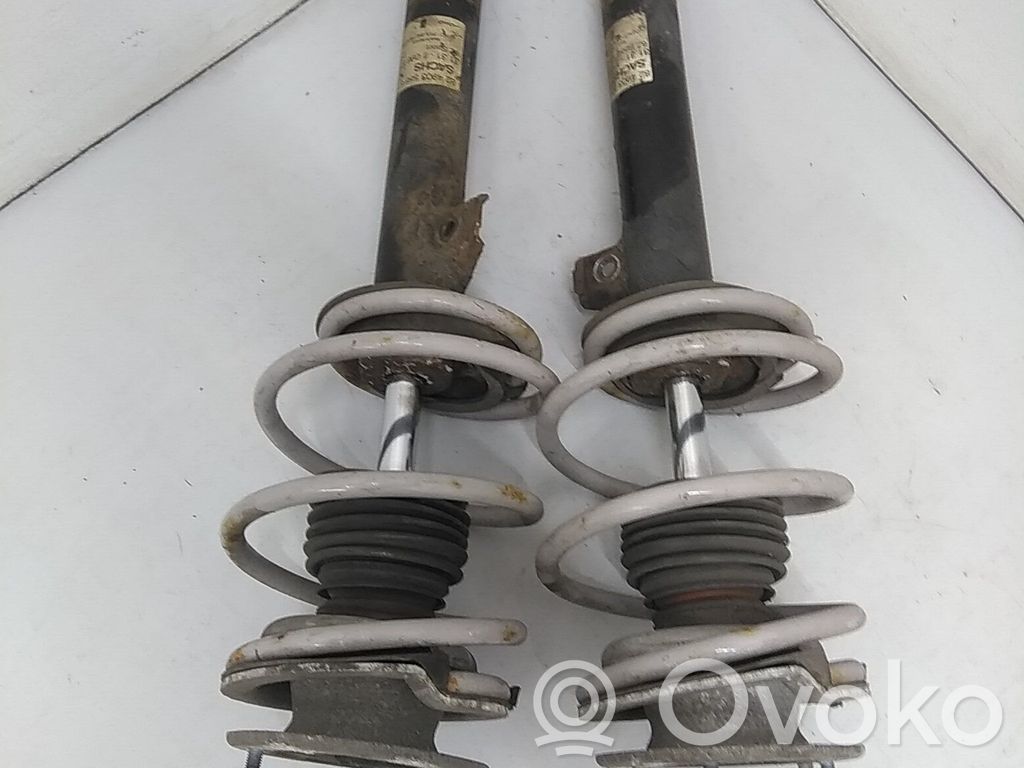 Rear shock absorber with coil spring