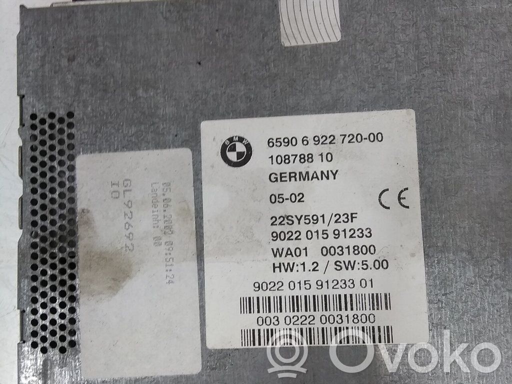 BMW 5 E39 Radio/CD/DVD/GPS head unit 