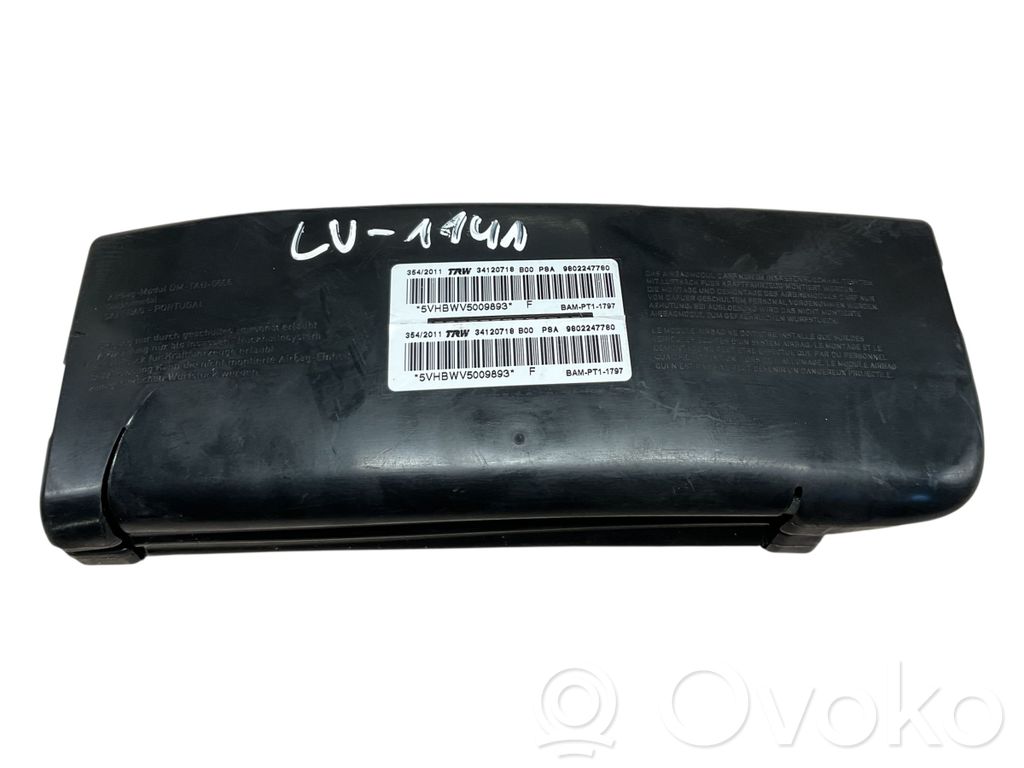 Citroen DS3 Poduszka powietrzna Airbag fotela 
