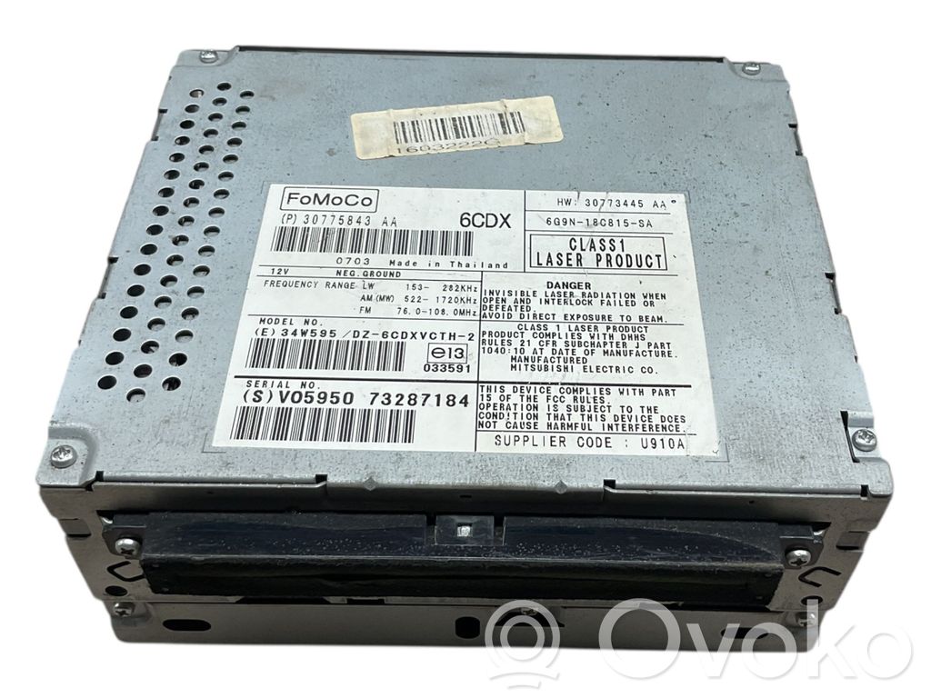 Volvo S80 Radio/CD/DVD/GPS-pääyksikkö 