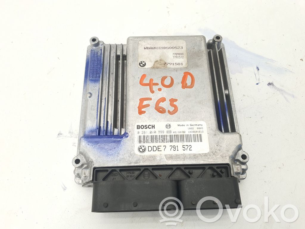 BMW 7 E65 E66 Engine control unit/module 