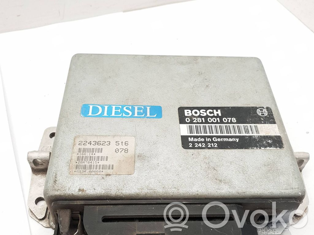 Engine control unit/module   0281001078,2242212