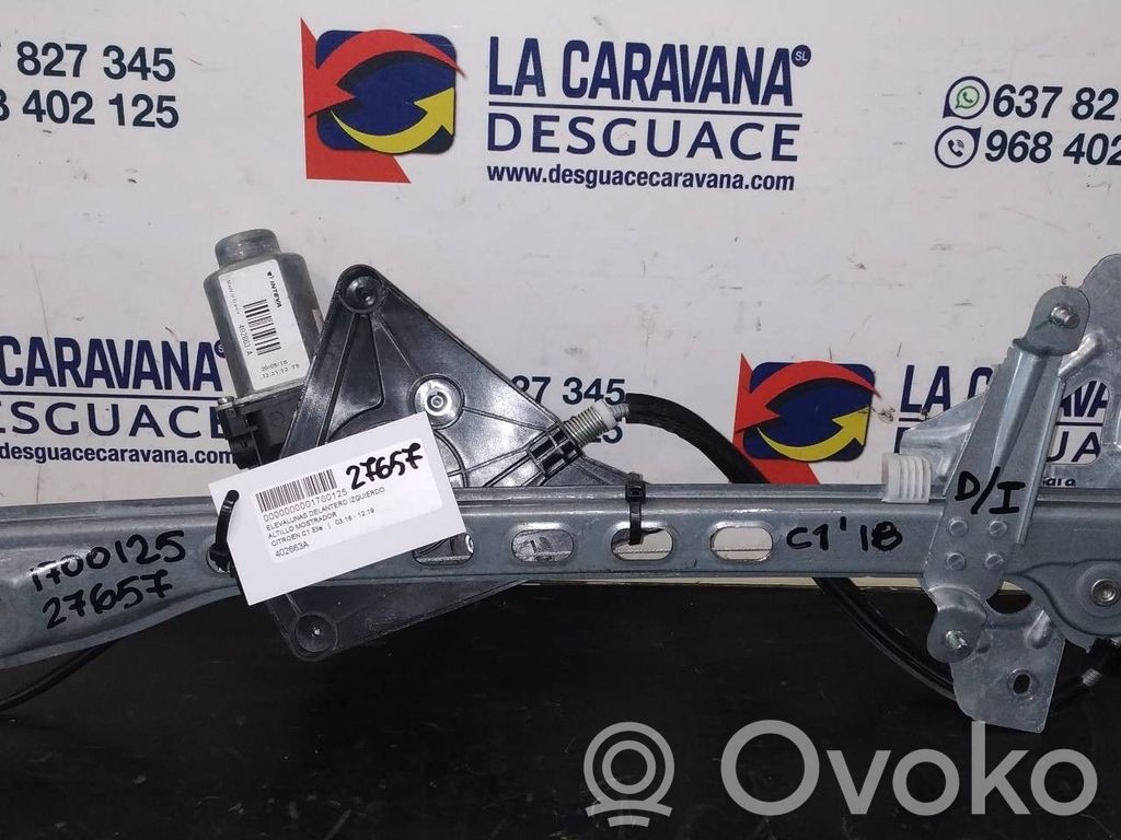 Citroen C1 Front door manual window regulator 