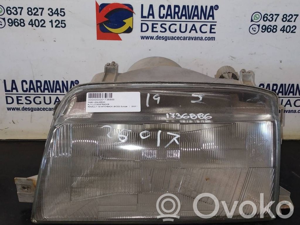 Renault 19 Headlight/headlamp 