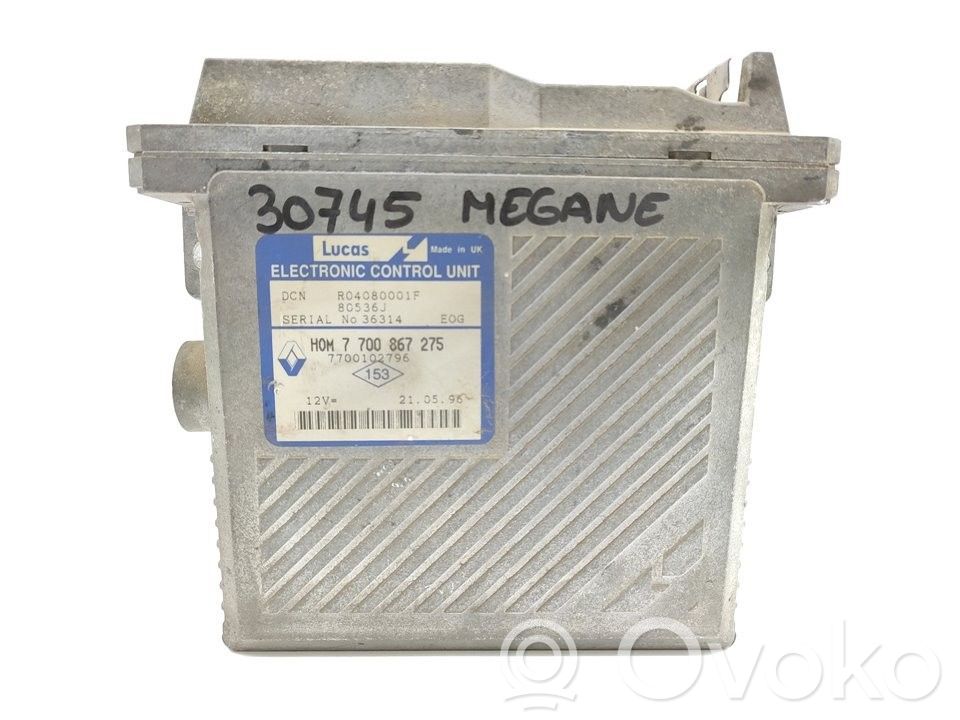Renault Megane I Engine control unit/module 