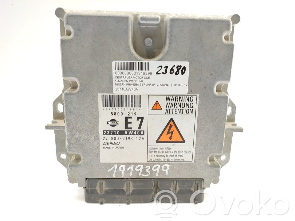 Nissan Primera Engine control unit/module 