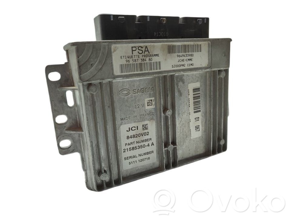 Peugeot 1007 Engine control unit/module 