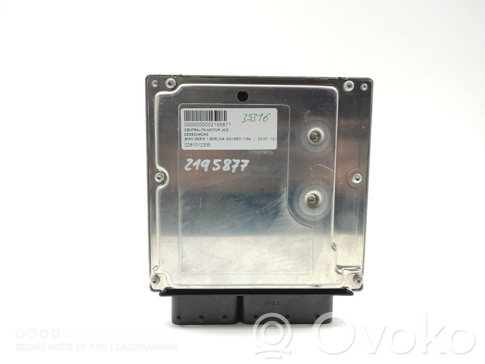 BMW 1 E81 E87 Engine control unit/module 
