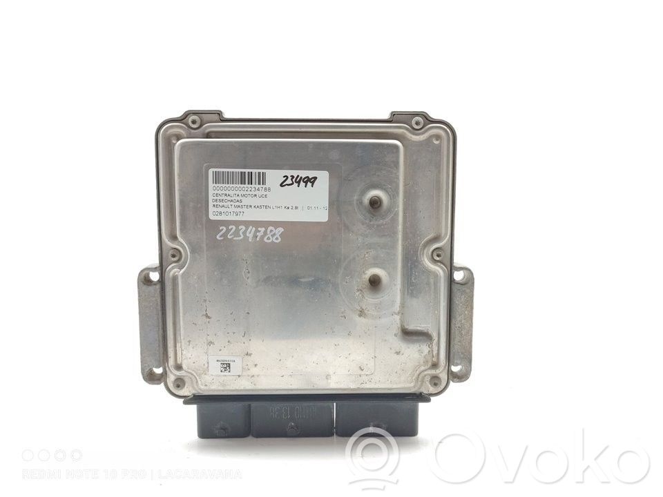 Unidad de control/módulo del motor   0281017977