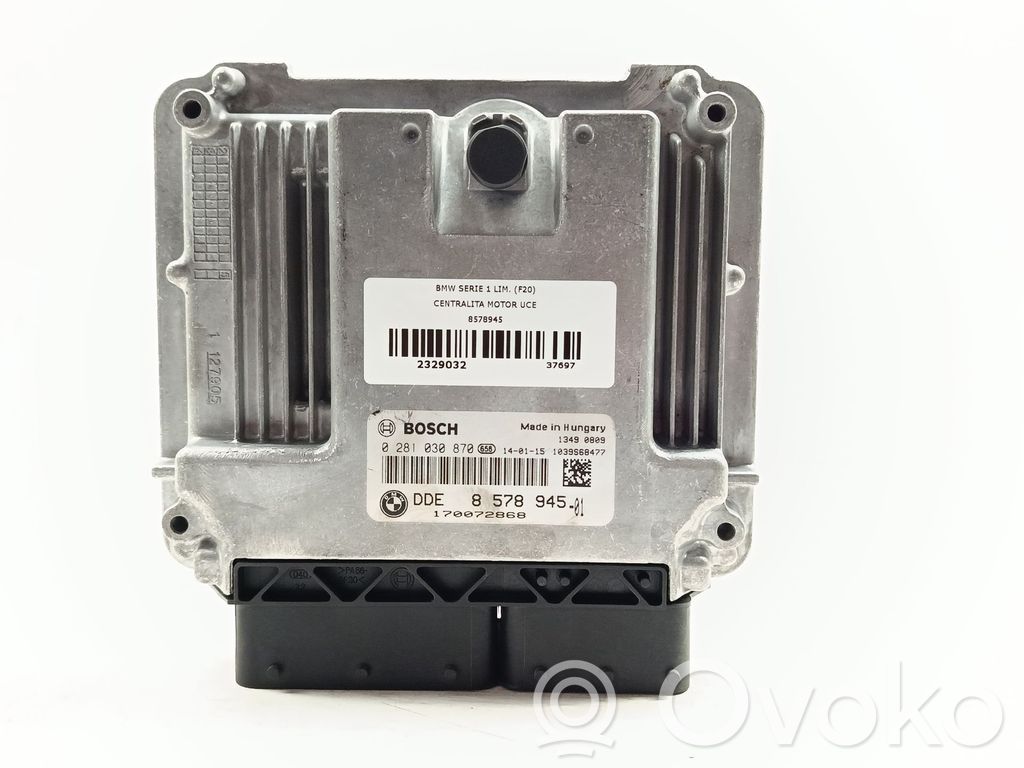 BMW 1 E82 E88 Unitate/modul de control motor 