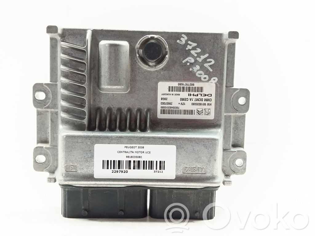 Peugeot 3008 II Engine control unit/module 