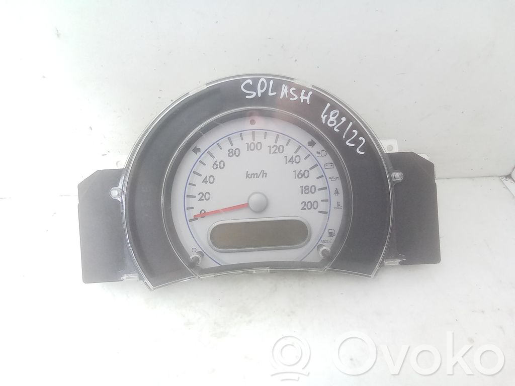 Suzuki Splash Vitezometru (grup de instrumente) 