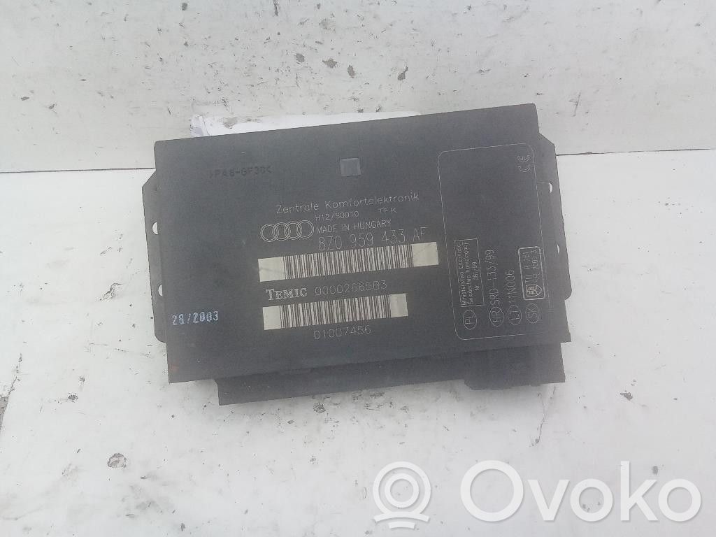 Audi A2 Gateway valdymo modulis 