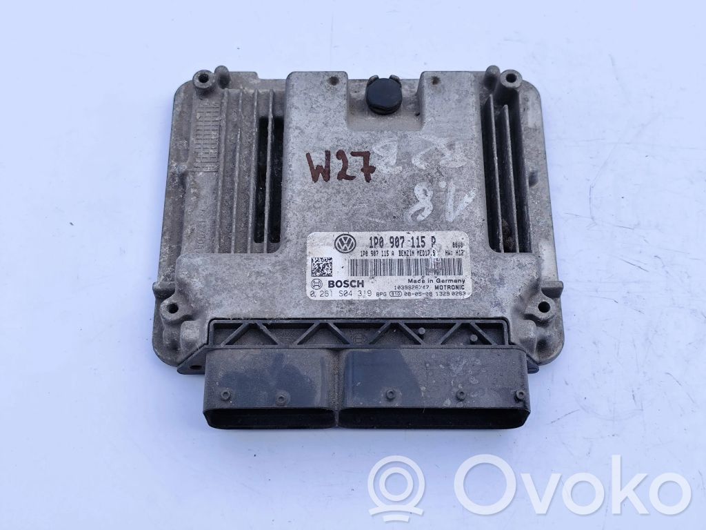 Engine control unit/module ECU   1P0907115P,1P0907115A,0261S04319