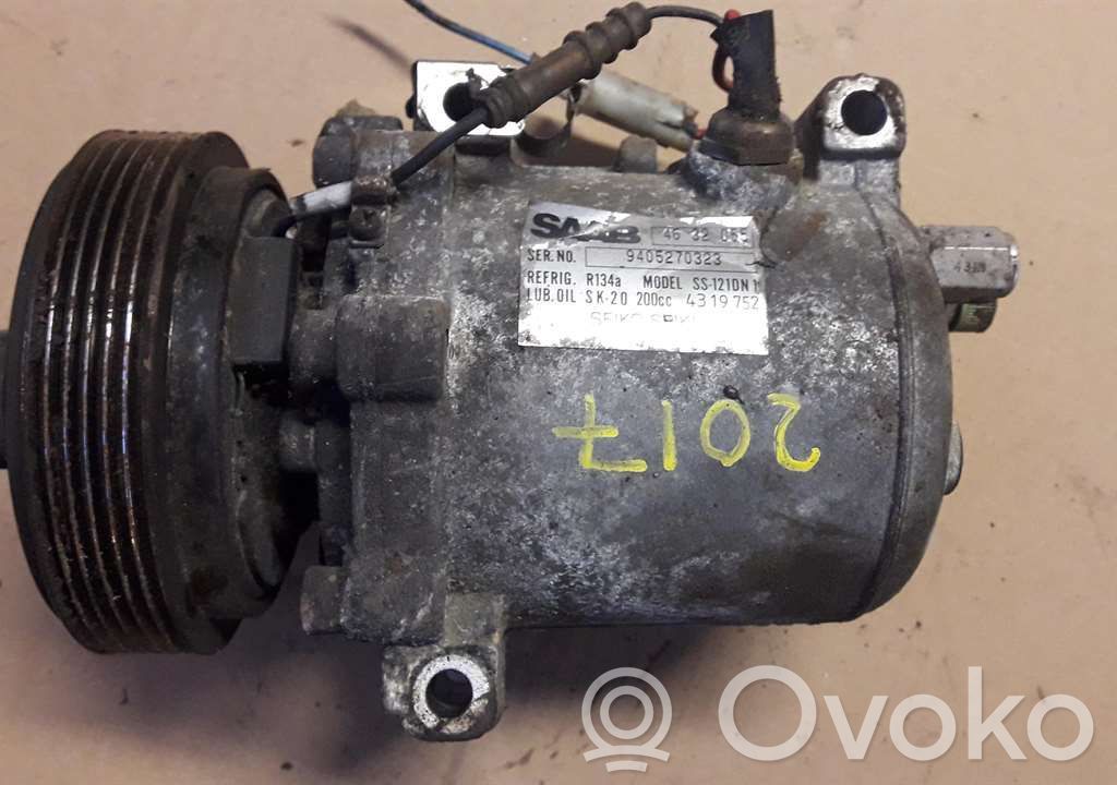 Saab 9000 CS Ilmastointilaitteen kompressorin pumppu (A/C) 