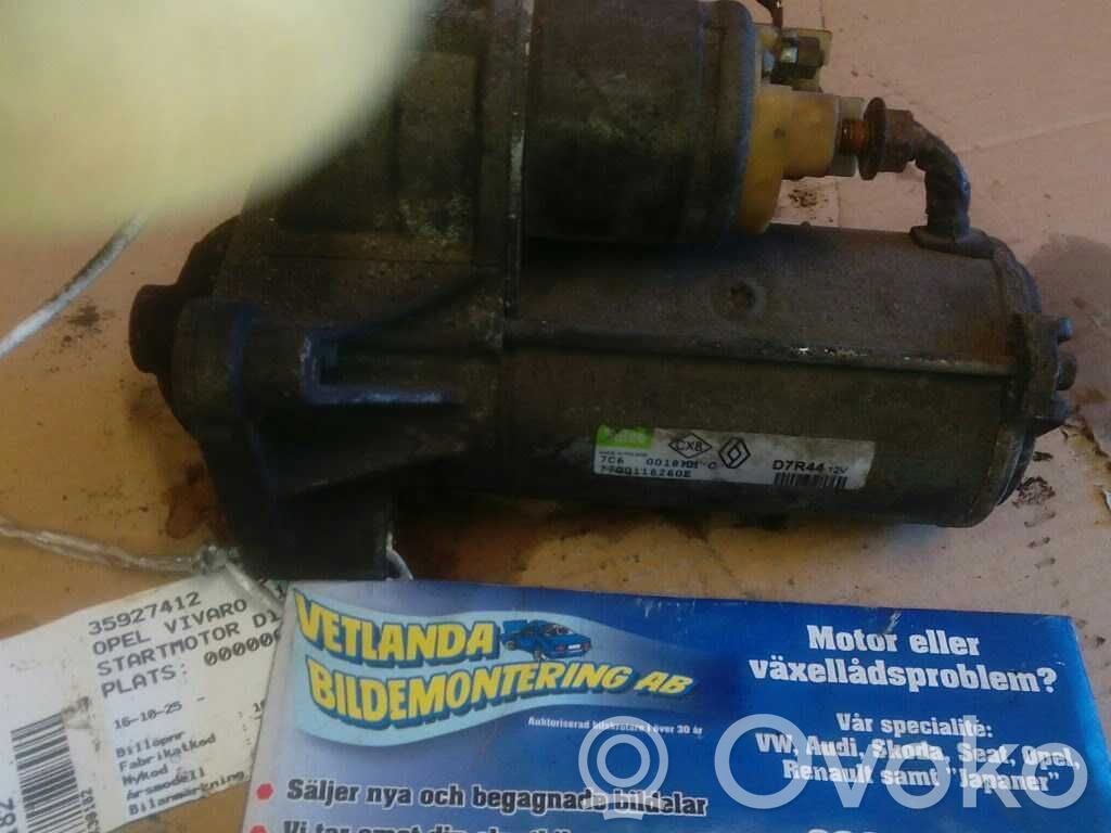 Motor de arranque   D7R44,7700116260E