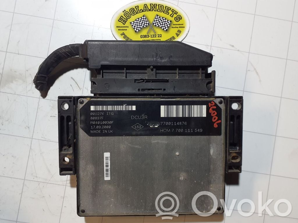 Renault Kangoo I Injection control unit/module 
