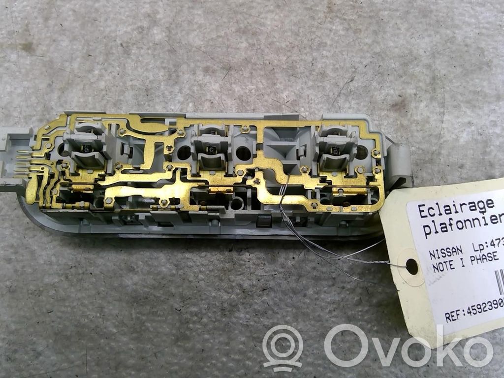 Nissan Note (E11) Éclairage lumière plafonnier avant 