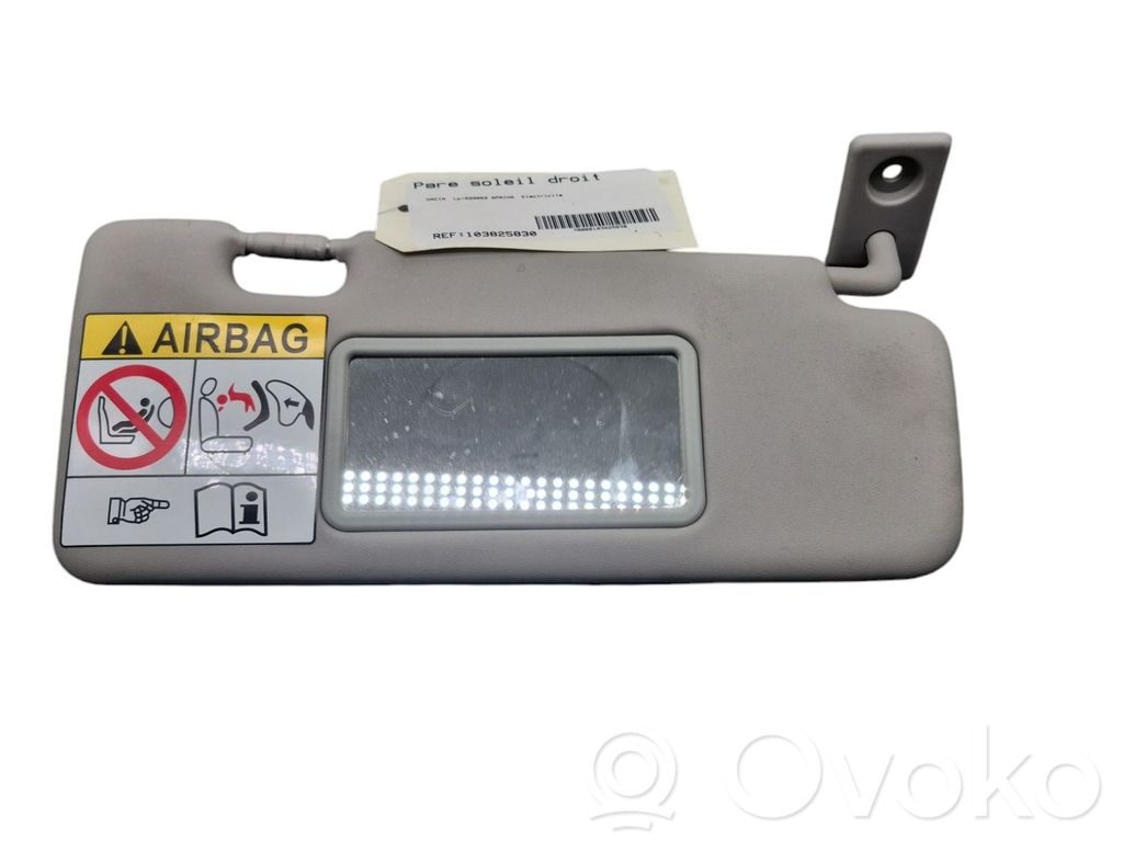 Dacia Spring Sun visor 