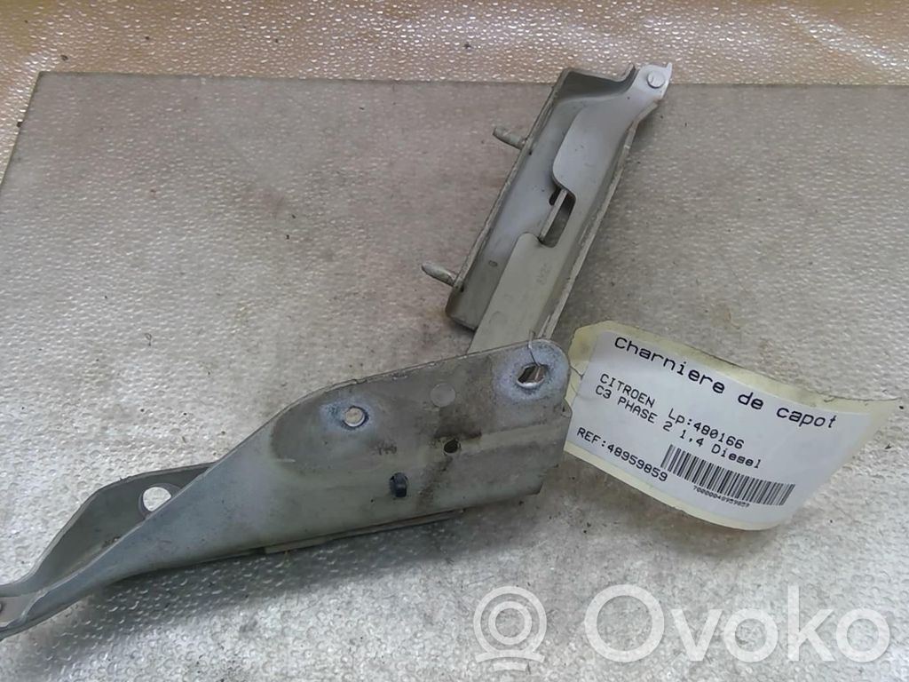 Citroen C3 Cerniere del vano motore/cofano 