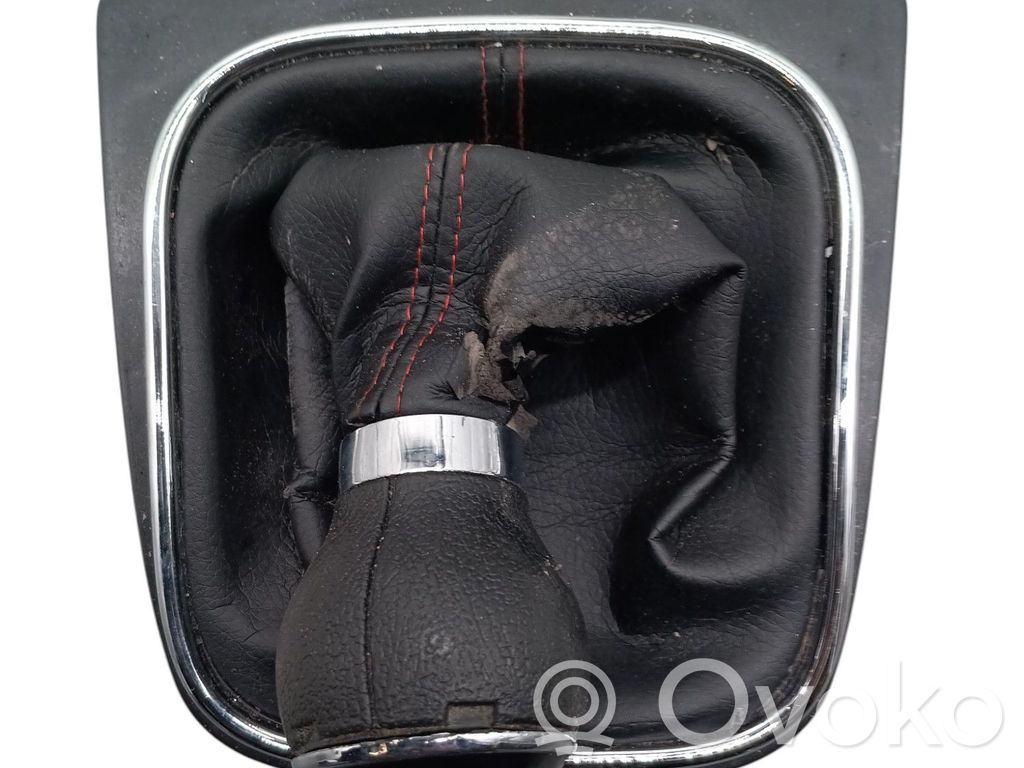 Volkswagen Eos Perilla/embellecedor de cuero de la palanca de cambios 