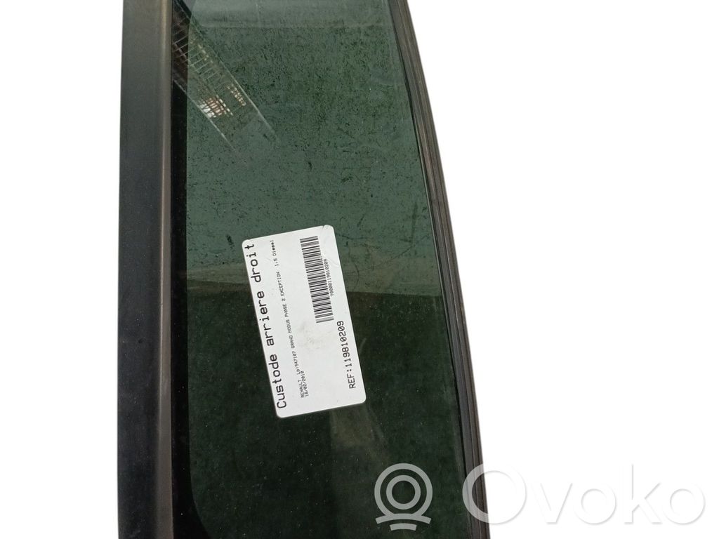 Renault Grand Modus Ventanilla de ventilación de la puerta trasera 