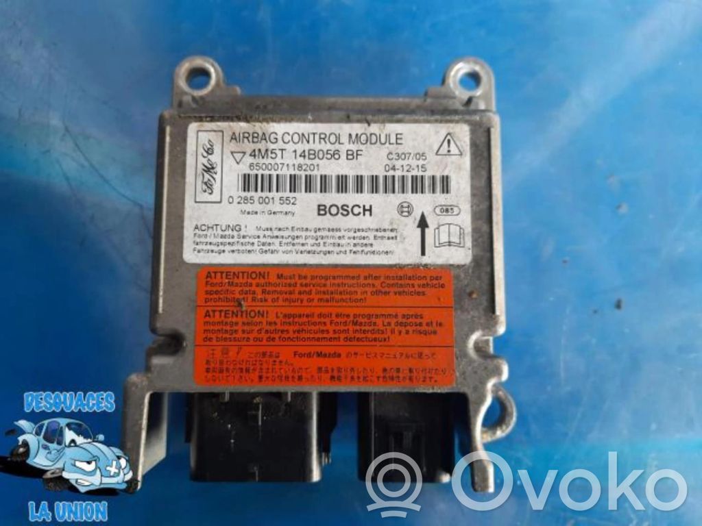 Unidad de control/módulo del Airbag   4M5T14B056BF,CENTRALITAAIRBAG