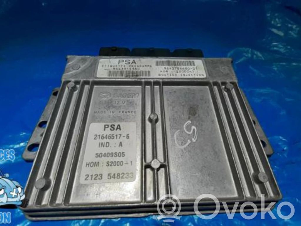 Citroen C5 Unité de commande, module ECU de moteur 