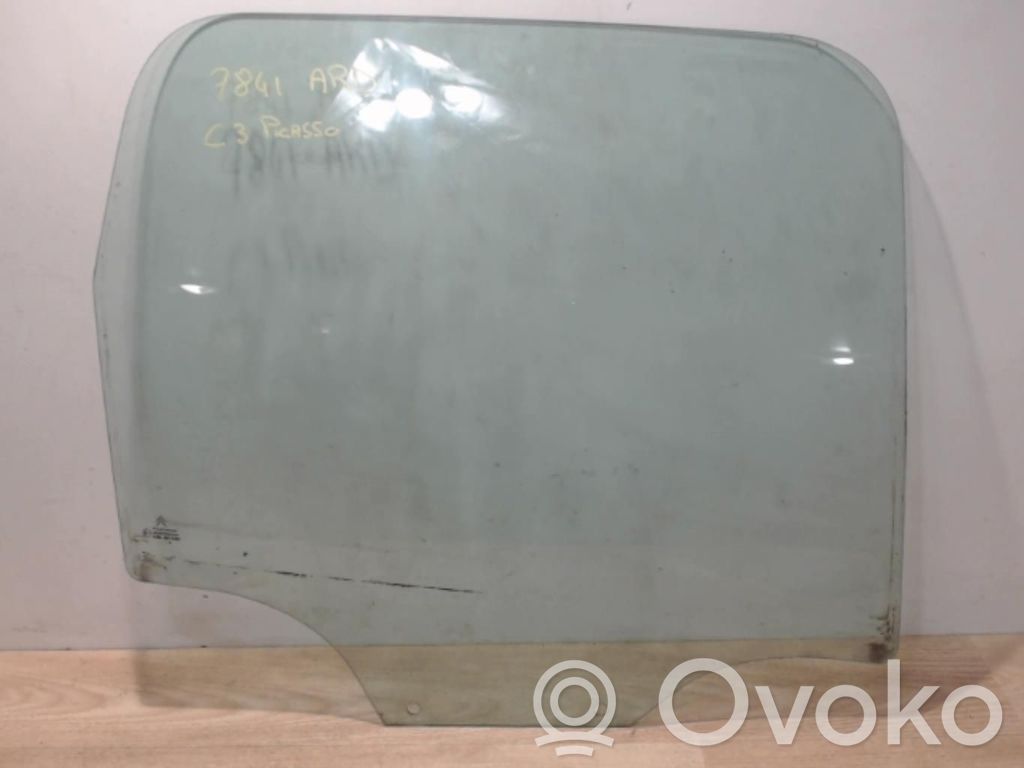 Citroen C3 Picasso Vetro del finestrino della portiera posteriore