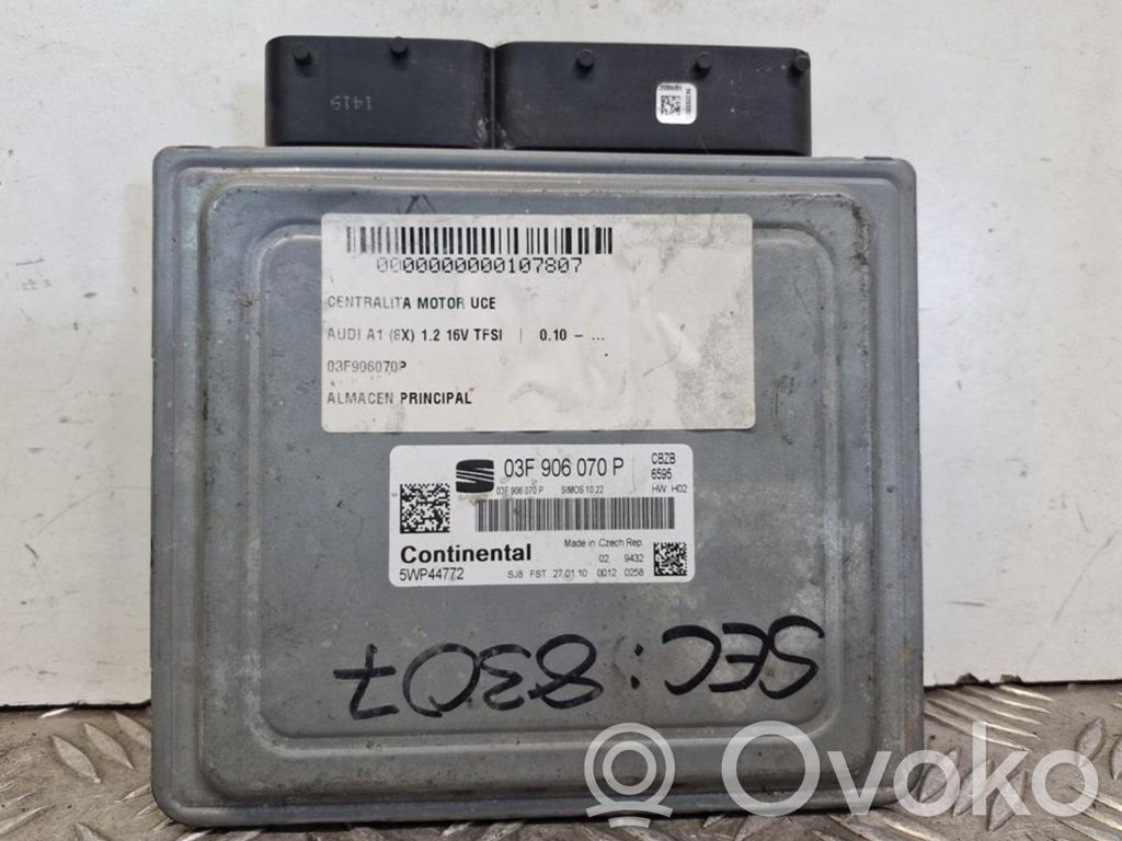 Unidad de control/módulo ECU del motor   03F906070P