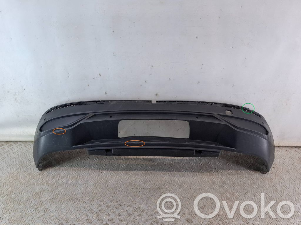 Volkswagen Tiguan Moldura inferior del parachoques trasero 